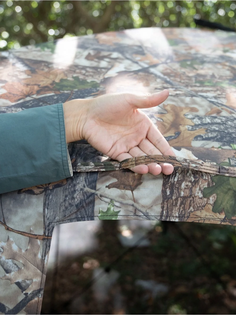Camouflage Heavy-Duty Furniture Cover — Brown & Green